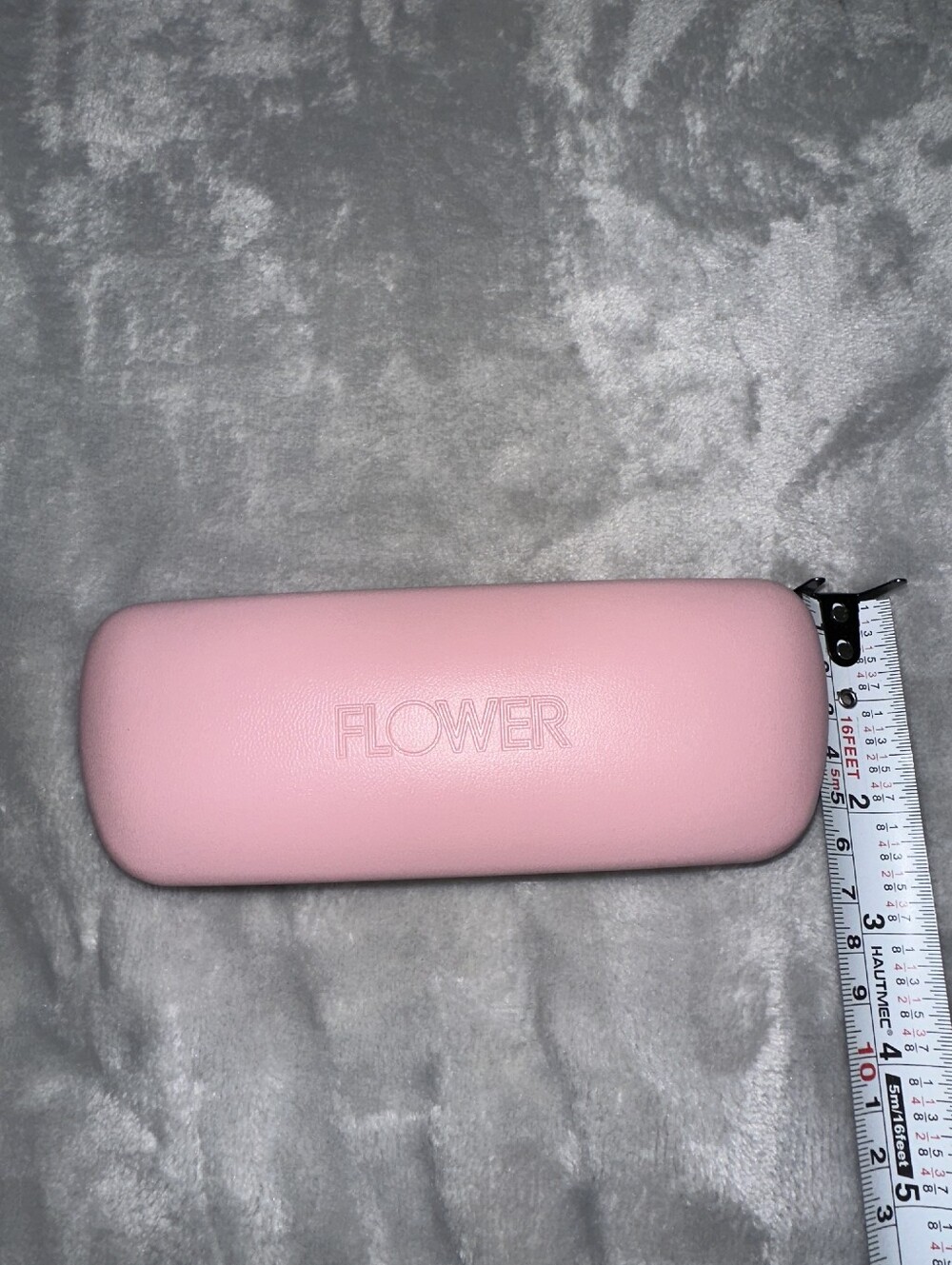 Pink Sunglasses Case with Floral Cleaning Cloth - Picture 3 of 6